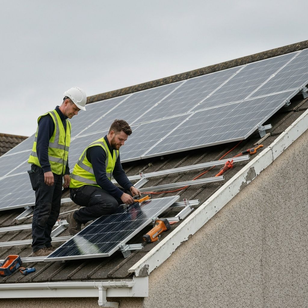 Green Planet Solutions installation team